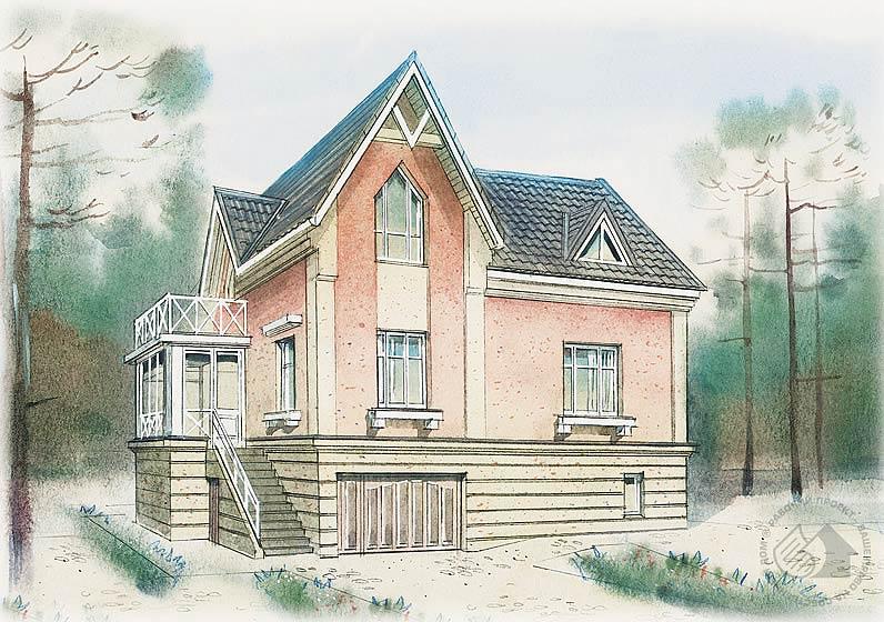 Трехуровневый коттедж