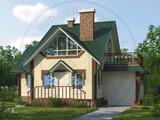 Деревянный коттедж с пристройками - 1