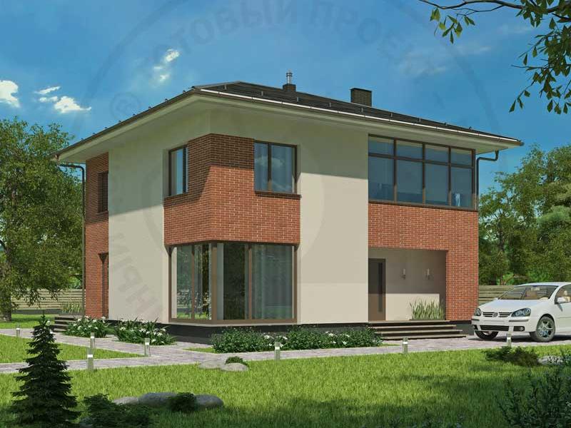 Лаконичный коттедж с рациональной планировкой - изображение 1