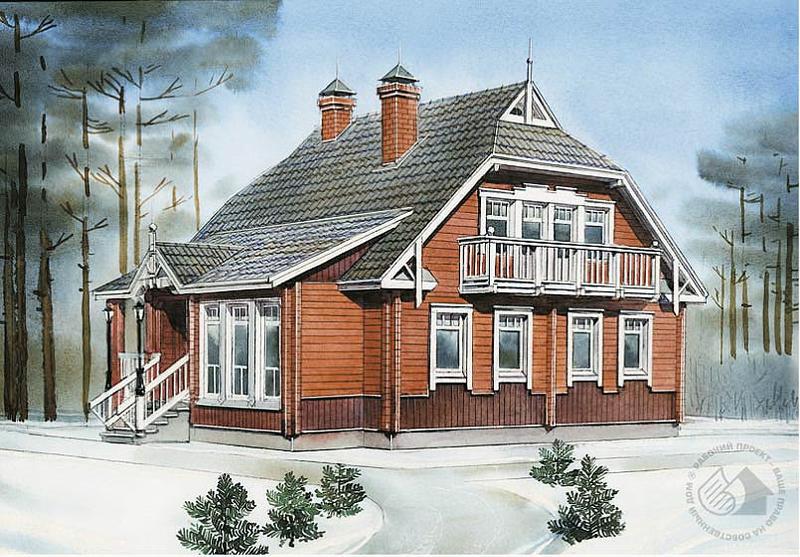 Коттедж из бруса