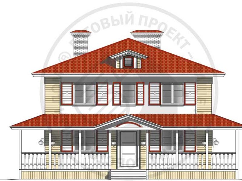 Дом из газобетона с рациональной планировкой - изображение 1