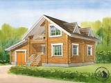 Симпатичный бревенчатый дом с гаражом - 2
