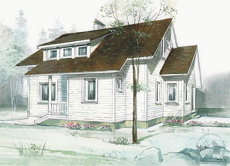 Коттедж из бруса