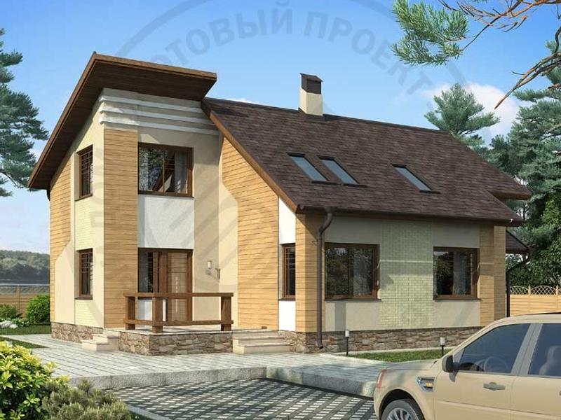 Просторный дом для узкого участка - изображение 1