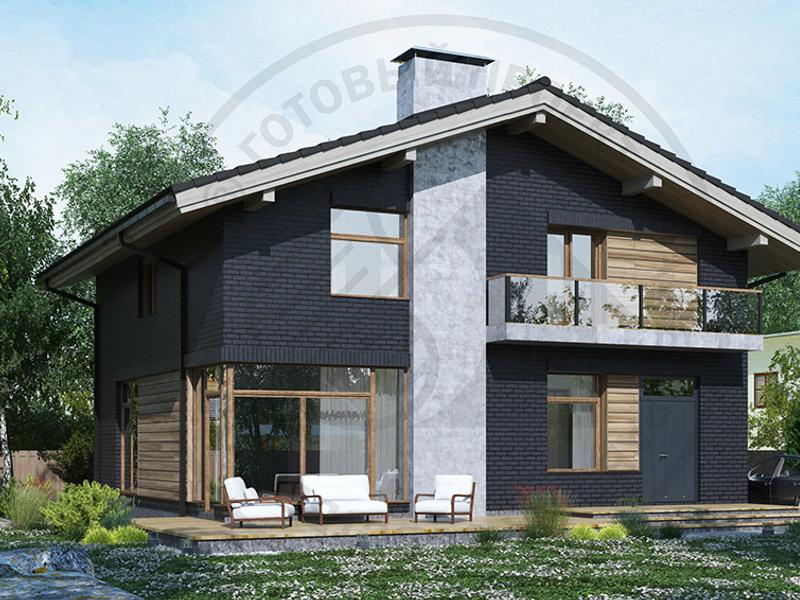 Яркий коттедж для загородной жизни - изображение 1