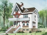 Четырехуровневый коттедж - 1