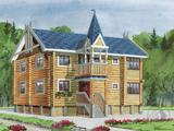 Бревенчатый коттедж - 1