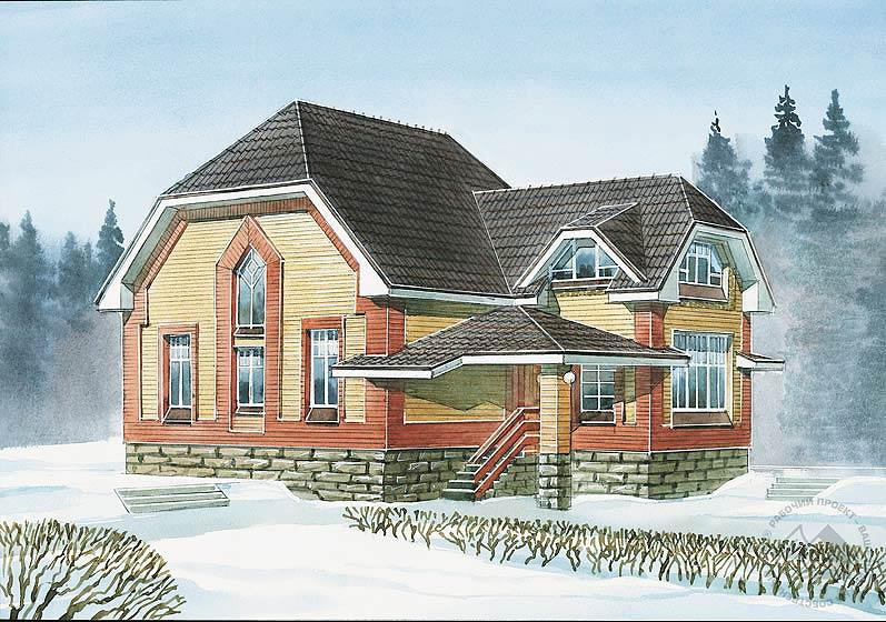 Коттедж из бруса