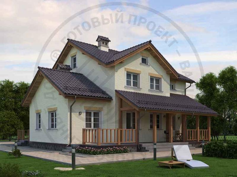 Традиционный кирпичный коттедж - изображение 1