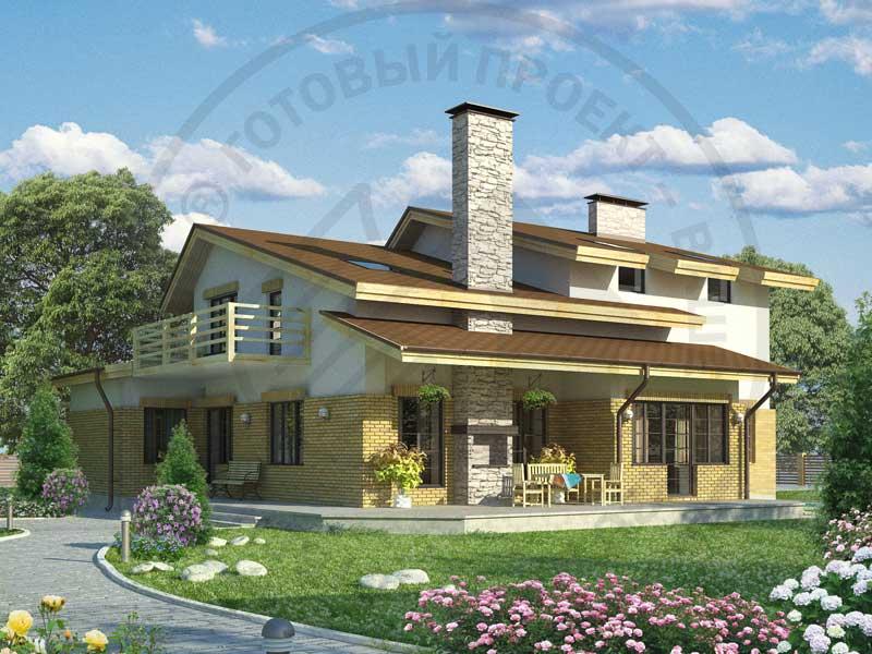 Представительный особняк с уличным камином - изображение 1