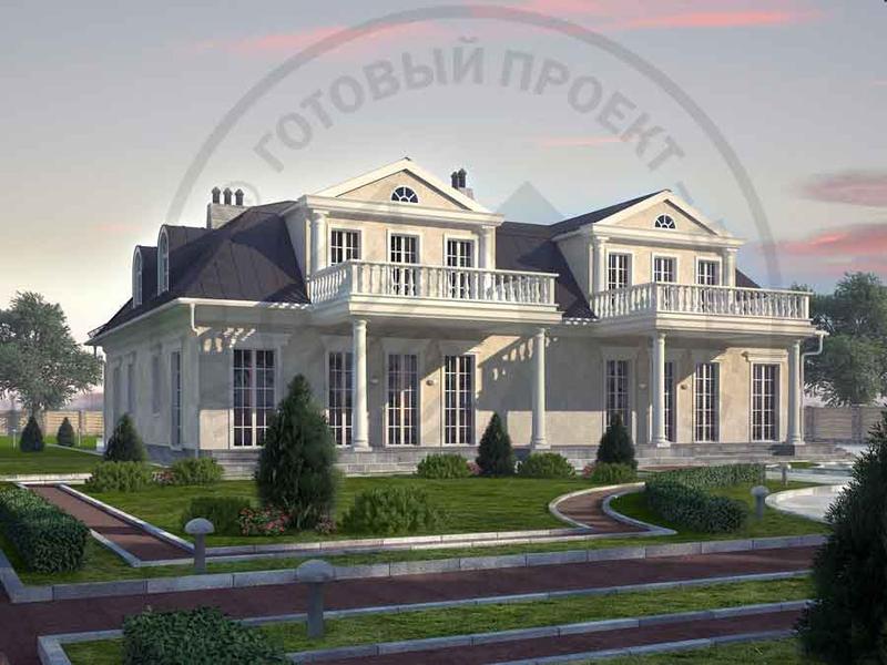 Кирпичный таунхаус в классическом стиле - изображение 1