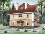 Двухэтажный дом с мансардой - 1