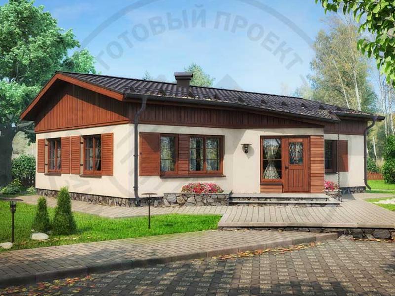 Компактный дом для строительства на узком участке - изображение 1