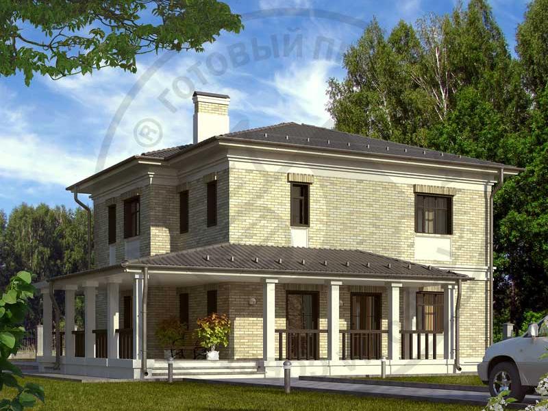 Комфортабельный дом в светлом кирпиче - изображение 1