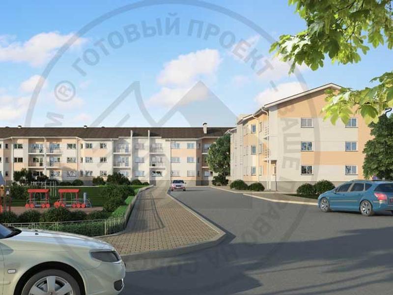 Блок-секционный многоквартирный дом - изображение 1