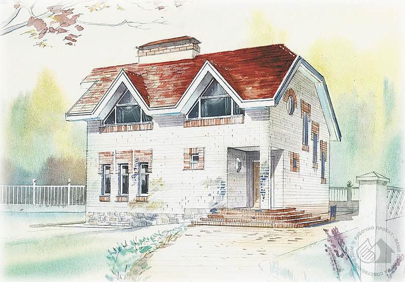 Трехуровневый коттедж