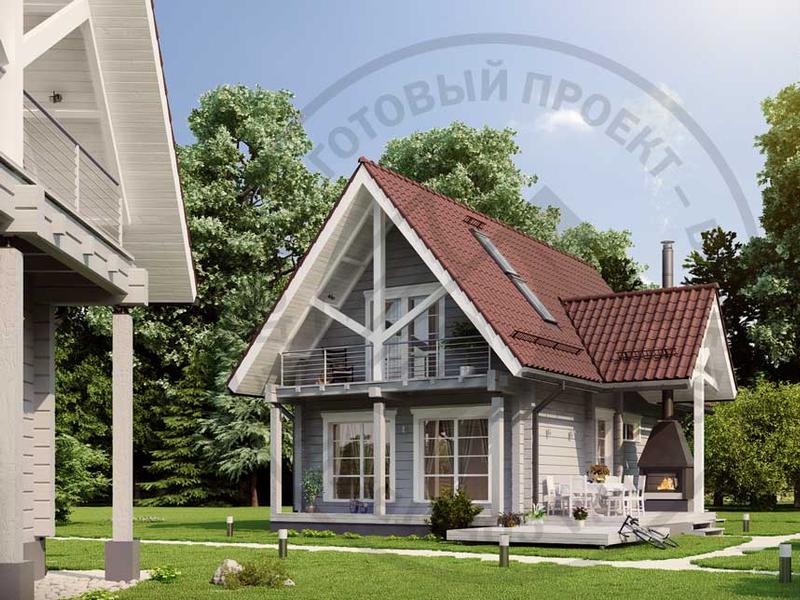 Комфортабельный дом из клееного бруса - изображение 1