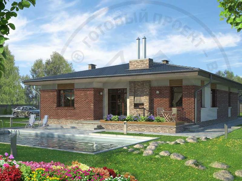 Одноэтажный функциональный и уютный дом - изображение 1