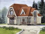 Кирпичный коттедж для большой семьи - 1