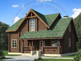Загородный дом из клееного бруса - 1