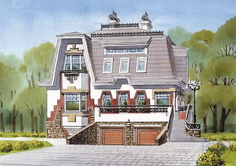 Особняк в стиле модерн