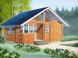 Бревенчатый садовый дом - 2
