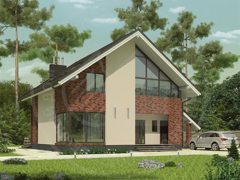 Компактный пригородный коттедж, бестселлер 2014-2016 годов - изображение 1